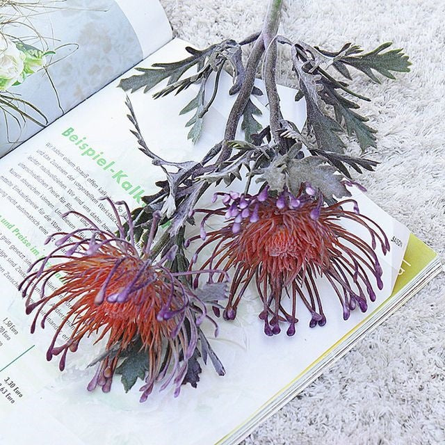 Faux Floral Chrysanthemum Arrangement