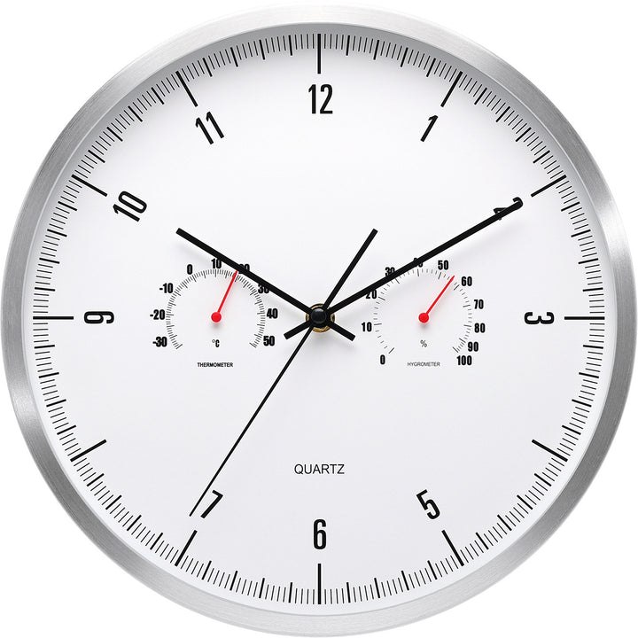 Funk Wall Clock with Thermometer and Hygrometer Kalsten