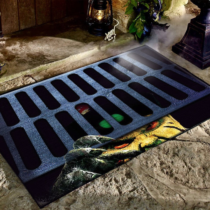 Spooky Halloween-Themed Entrance Mat