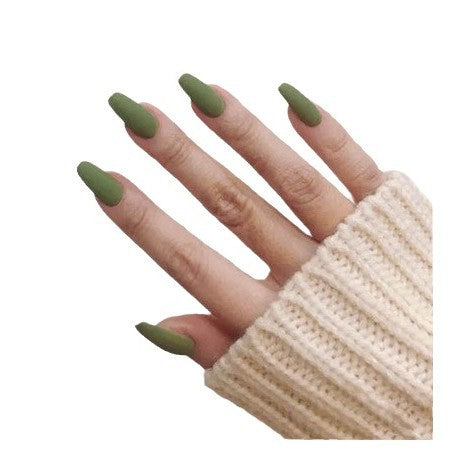 Matte Finish Press-On Nail Tips Kalsten 178815*10mm0277