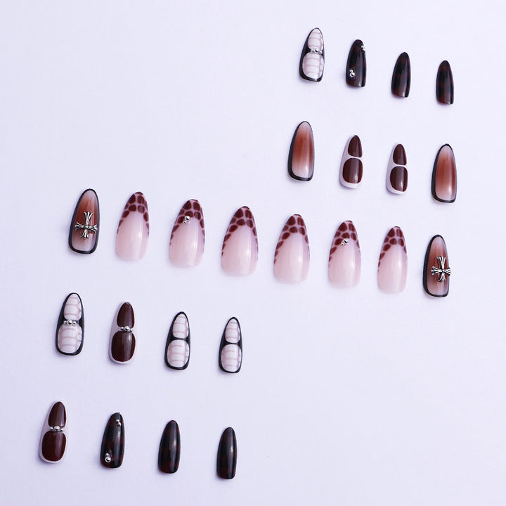 Artistic Stiletto Nail Design