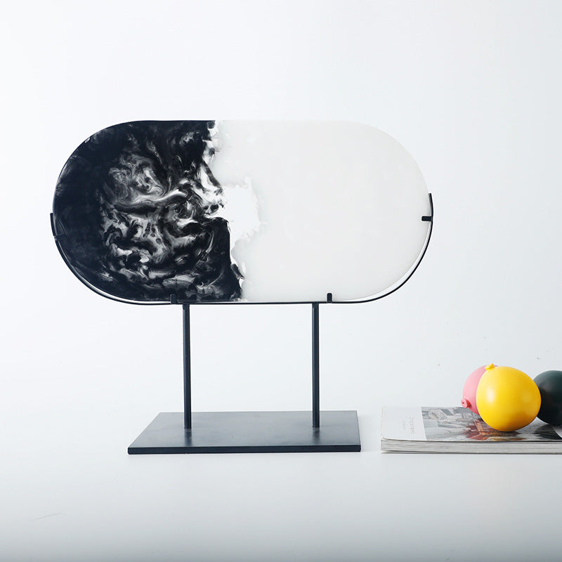 Abstract Decorative Resin Sculpture