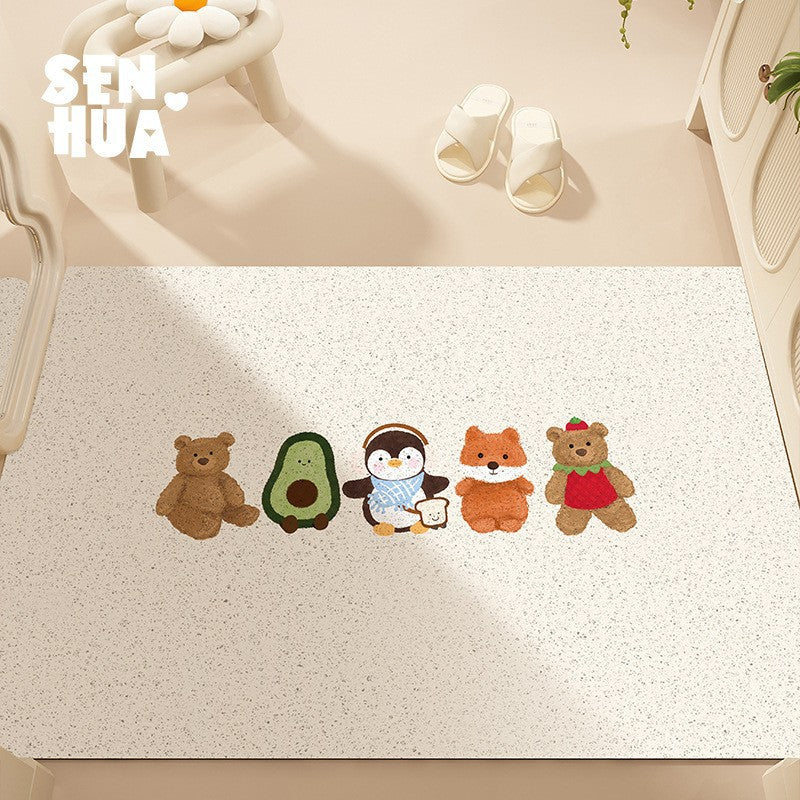 Cozy Cartoon Welcome Mat Kalsten