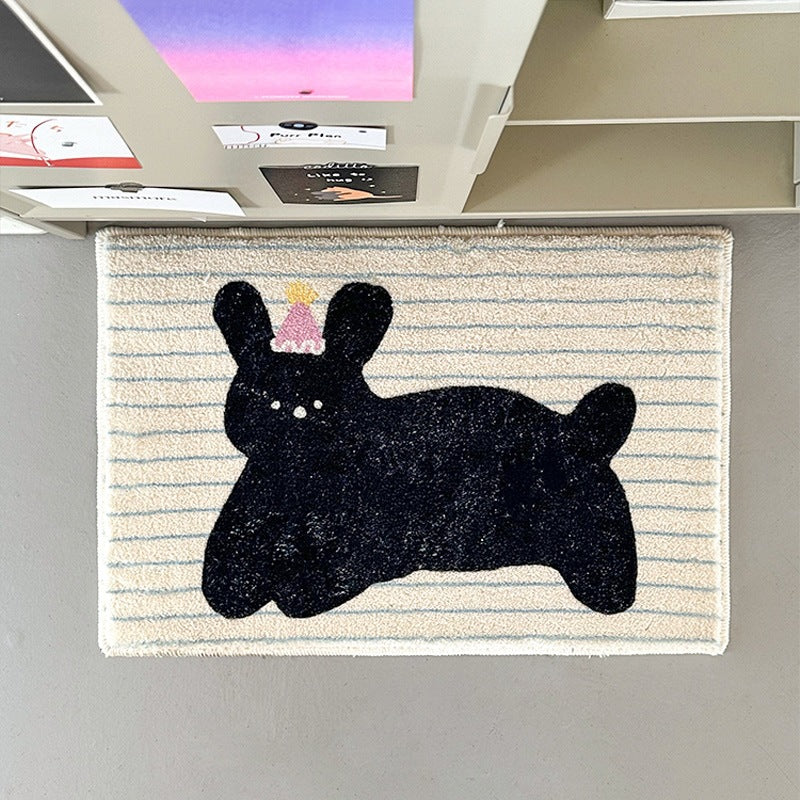 Playful Dog-Themed Doormat