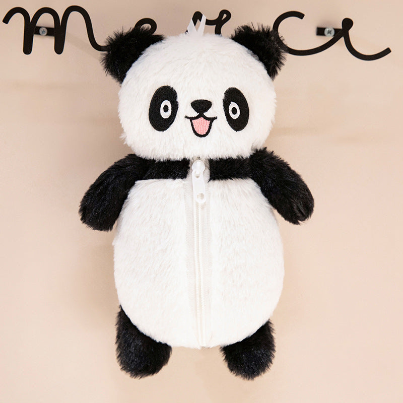 Cozy plush floor seat pouf in cat shape with shape-retaining filling
