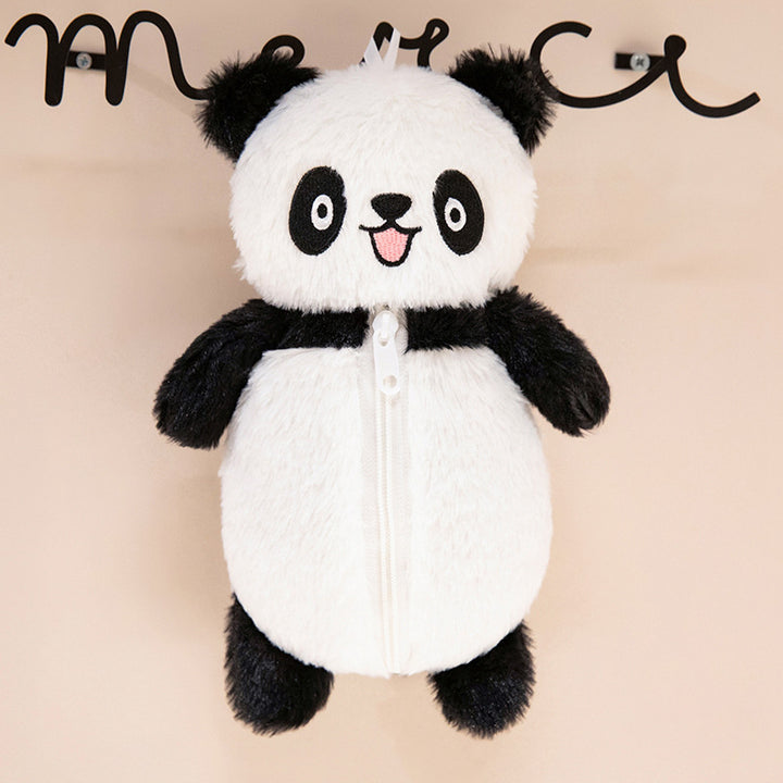 Cozy plush floor seat pouf in cat shape with shape-retaining filling