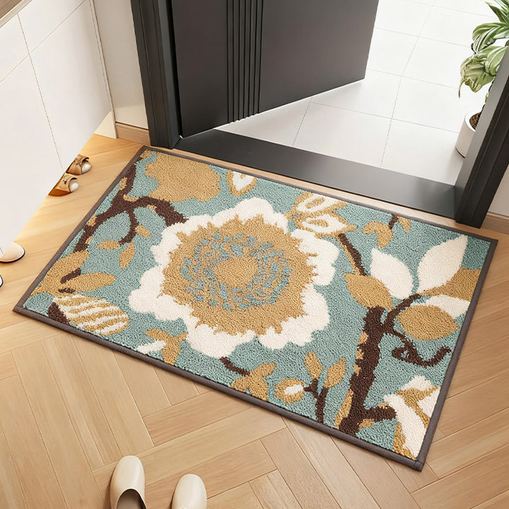 Floral Design Area Rug