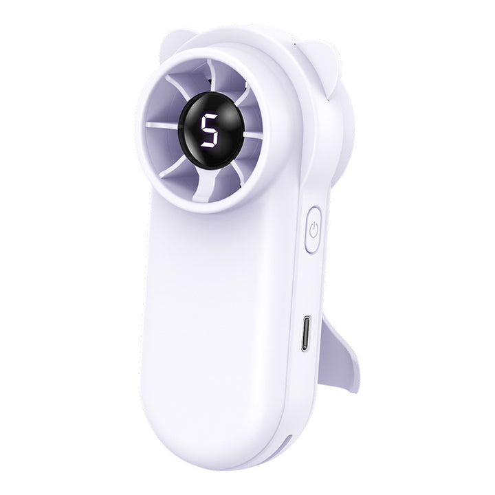 Unisex Portable Mini Fan with LED Display Kalsten