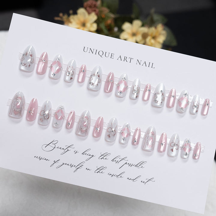 Decorative Press-On Nail Set  1791110837