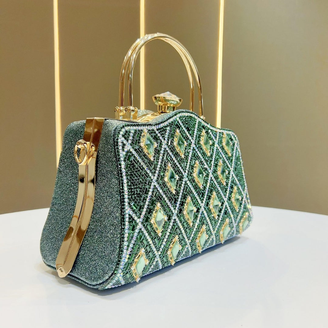 Bejeweled Vintage-Inspired Evening Handbag