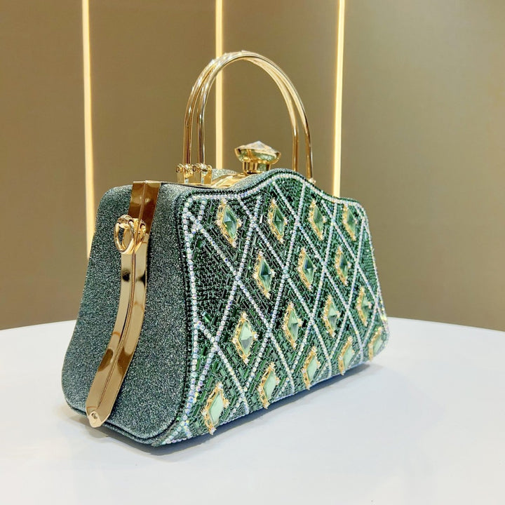 Bejeweled Vintage-Inspired Evening Handbag