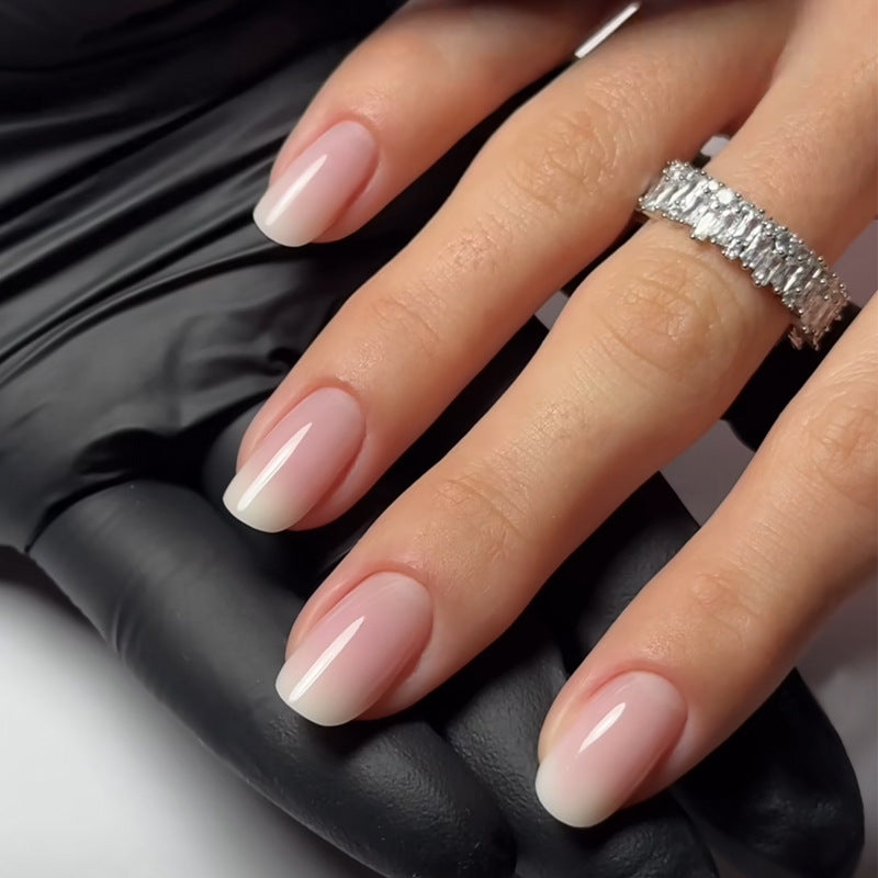 Classic French Tip Press-On Nails Kalsten