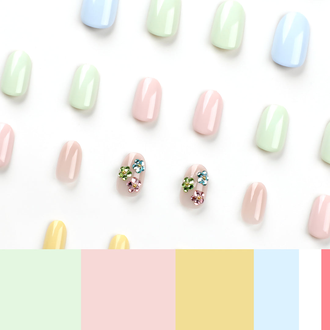 Artful Nail Art with Flower Decorations Kalsten