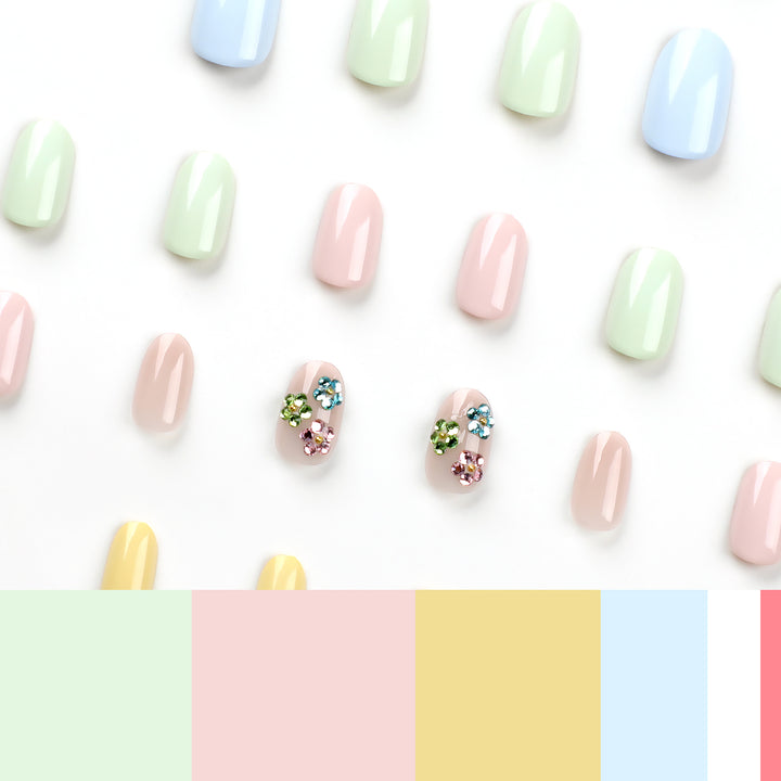 Artful Nail Art with Flower Decorations Kalsten