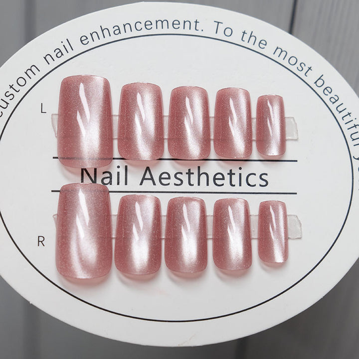 Glittery Glossy Press-On Nails