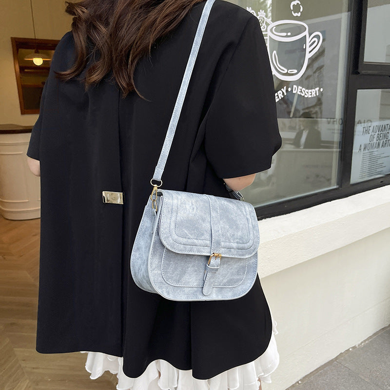 Vintage-Inspired Crossbody Satchel Kalsten