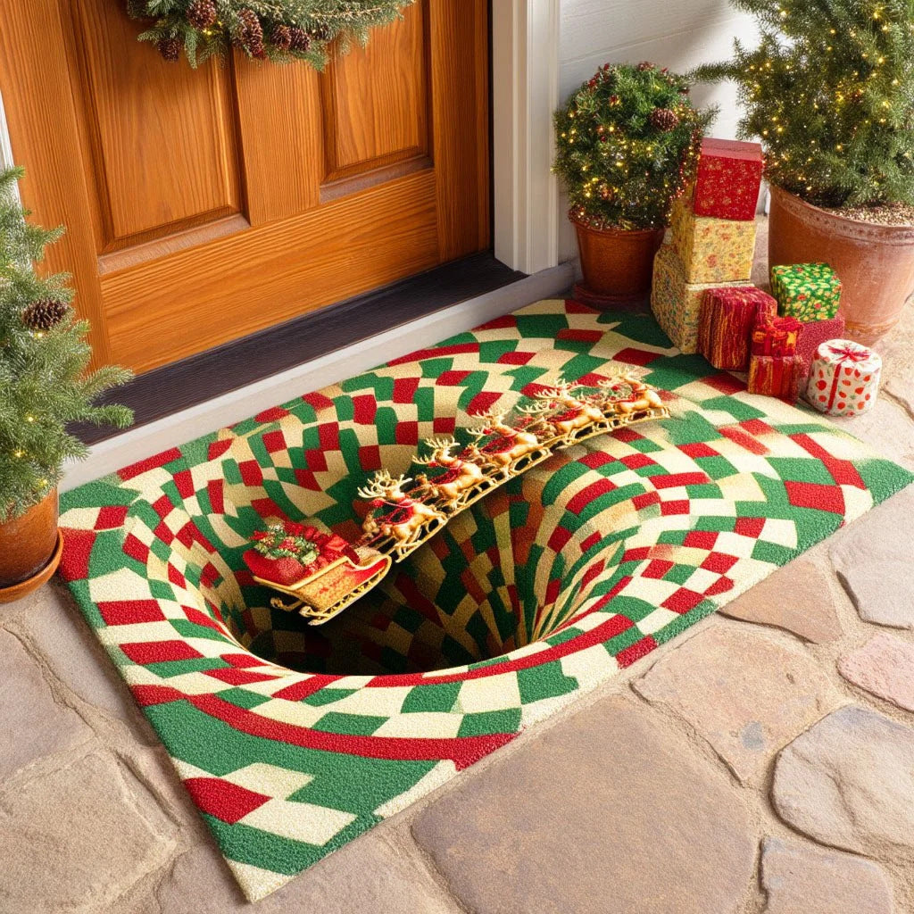 Holiday-Themed Decorative Outdoor Mat