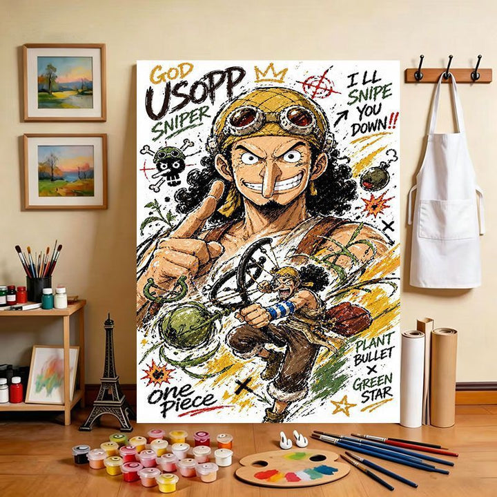 Cartoon Character Art Print Kalsten