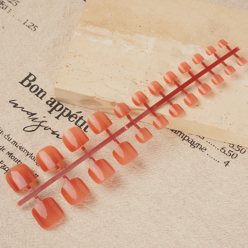 Durable Press-On Toenail Set