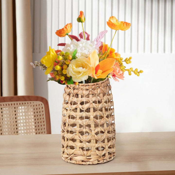 Handwoven Storage Basket with Metal Frame Kalsten
