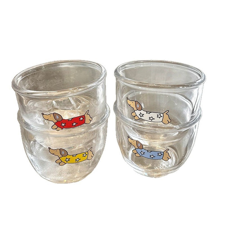 Ceramic Mug Set with Cute Dachshund Designs Kalsten