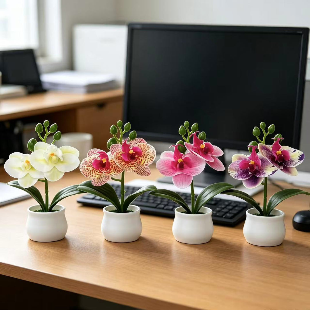 Elegant Artificial Orchid Decoration