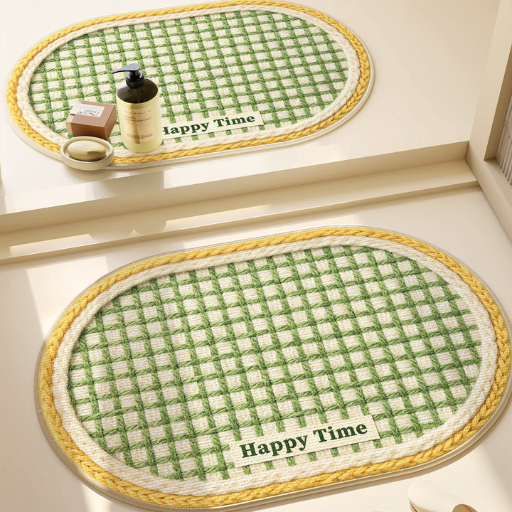 Heart-Patterned Bathroom Mat Kalsten