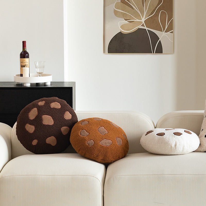 Teddy beret with spotted pattern