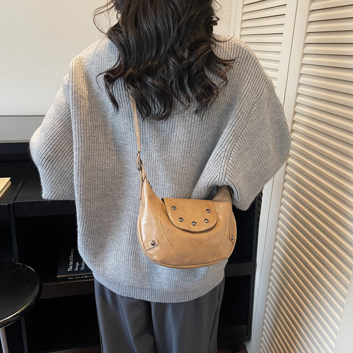 Stylish Leather Hobo Bag Kalsten