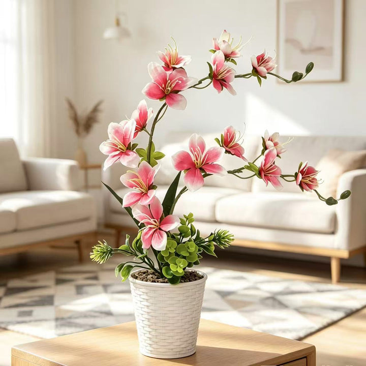Elegant Artificial Floral Arrangement for Indoor Display