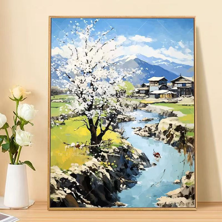 Mountain Landscape Canvas Art Print Kalsten
