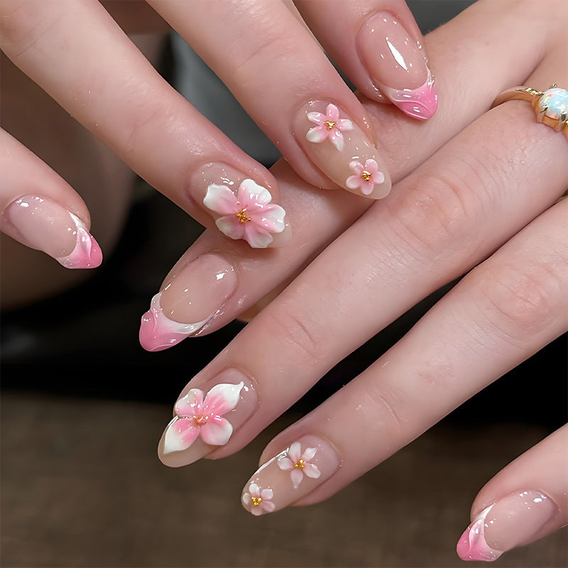 Floral Art Press-On Nail Set Kalsten