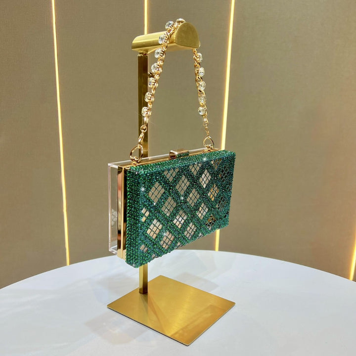 Elegant Chain-Handled Evening Clutch