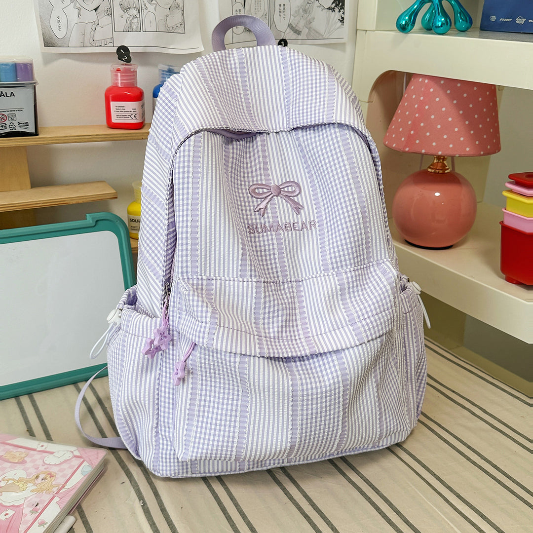 Casual Striped Backpack Kalsten