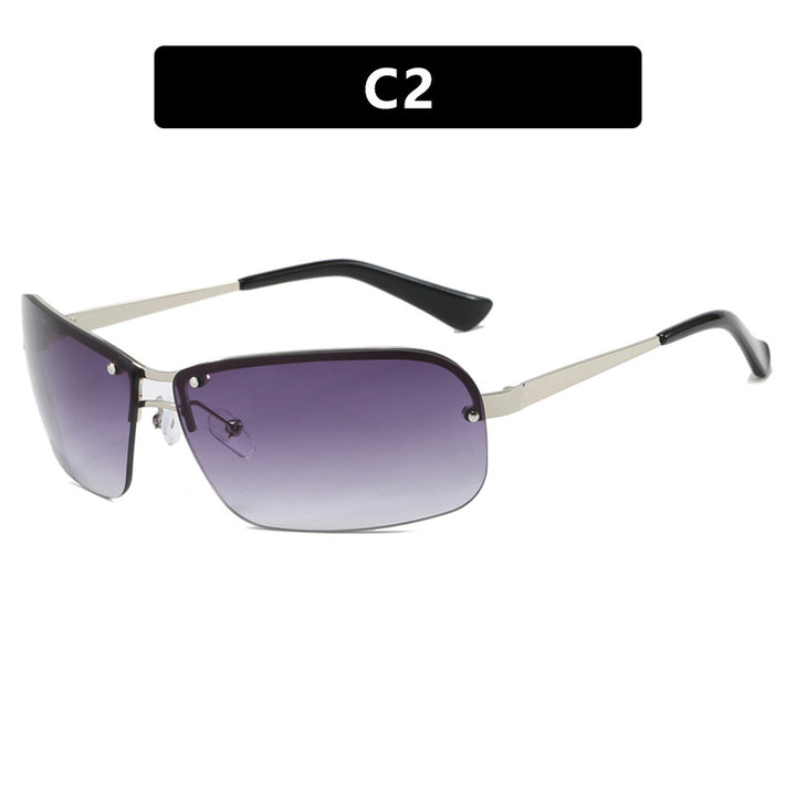 Ladies sunglasses with large, elegant lenses and a modern metal frame Kalsten