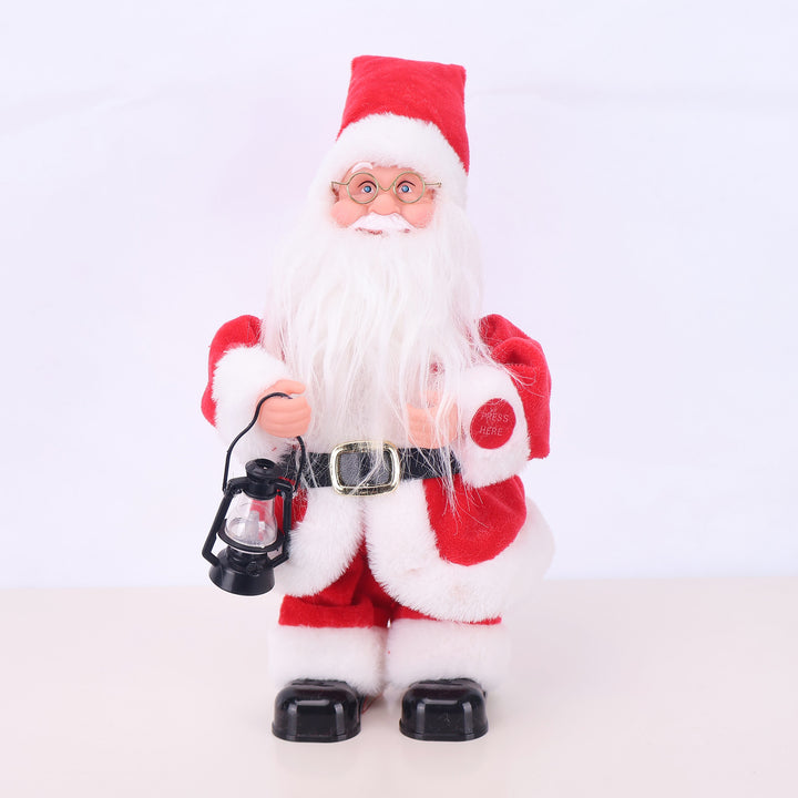 Decorative Santa Claus figure with candy