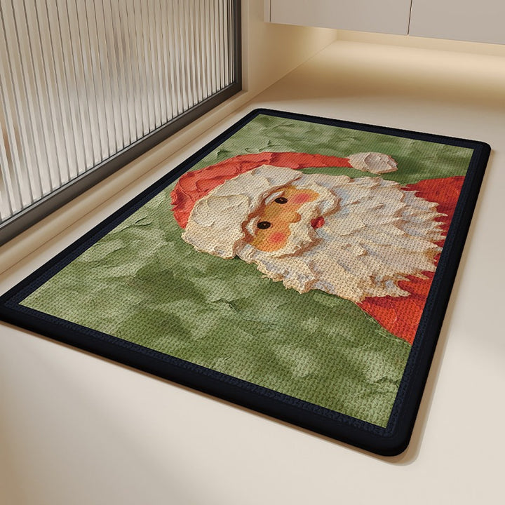 Festive Gingerbread Holiday Doormat Kalsten
