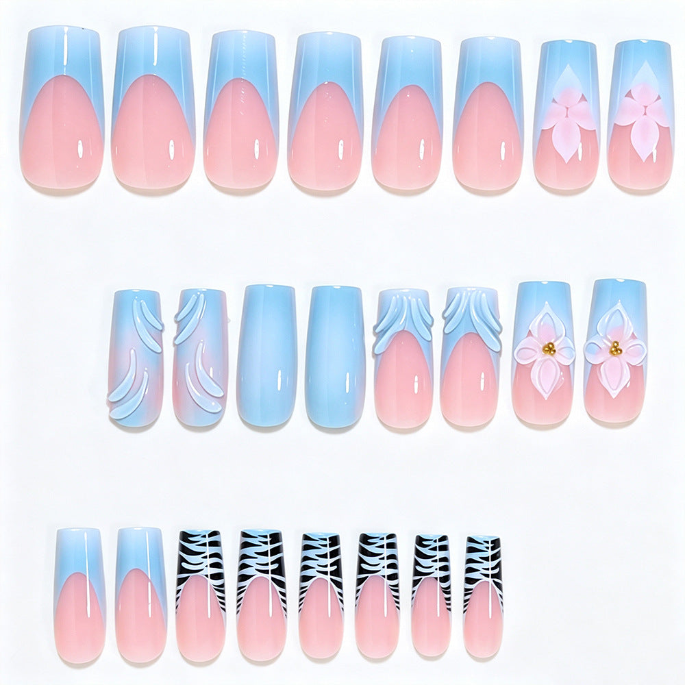 Decorative Long Press-On Nail Art Kalsten
