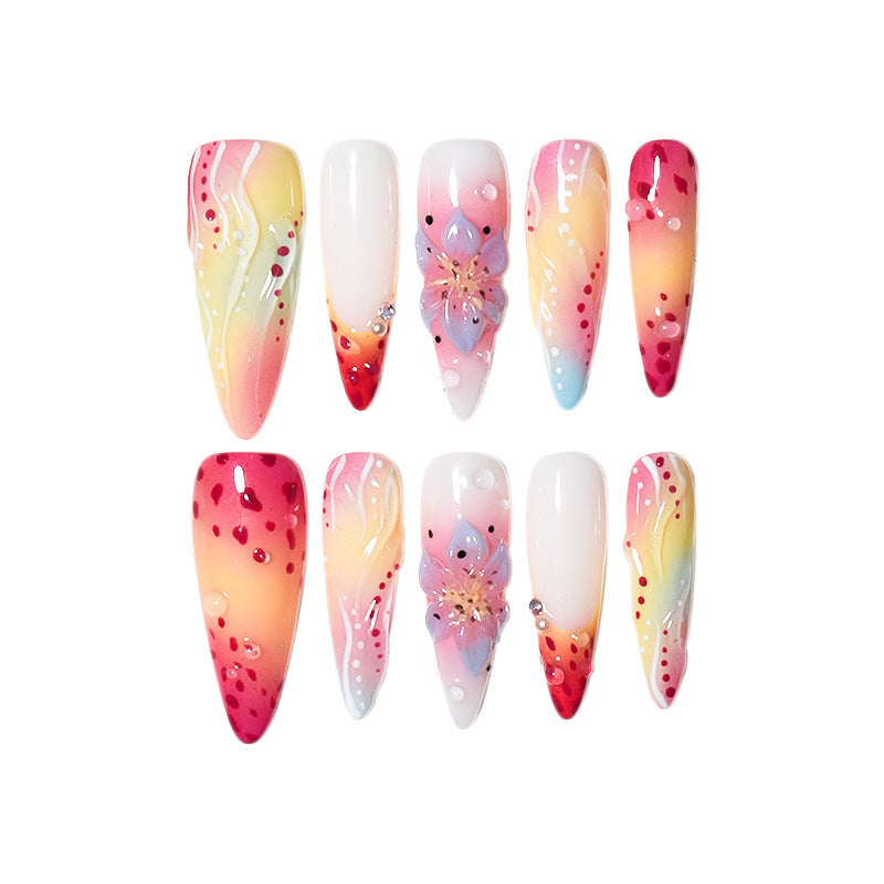 Artistic Gel Press-On Nail Extensions Kalsten
