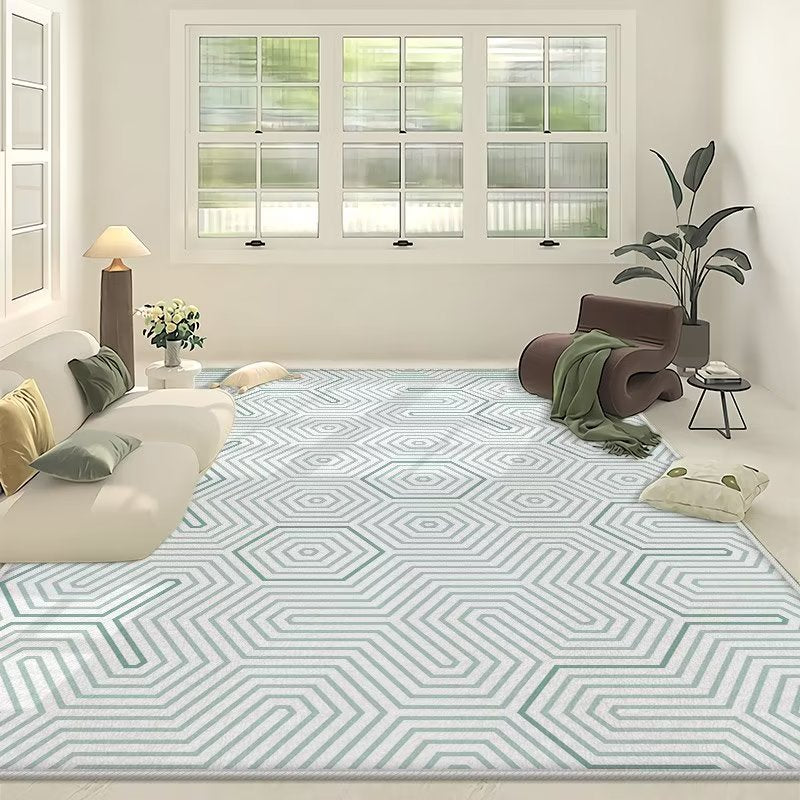 Geometric Pattern Area Rug Kalsten