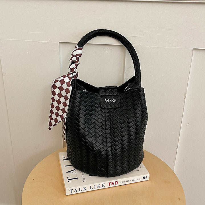 Woven Bucket Handbag
