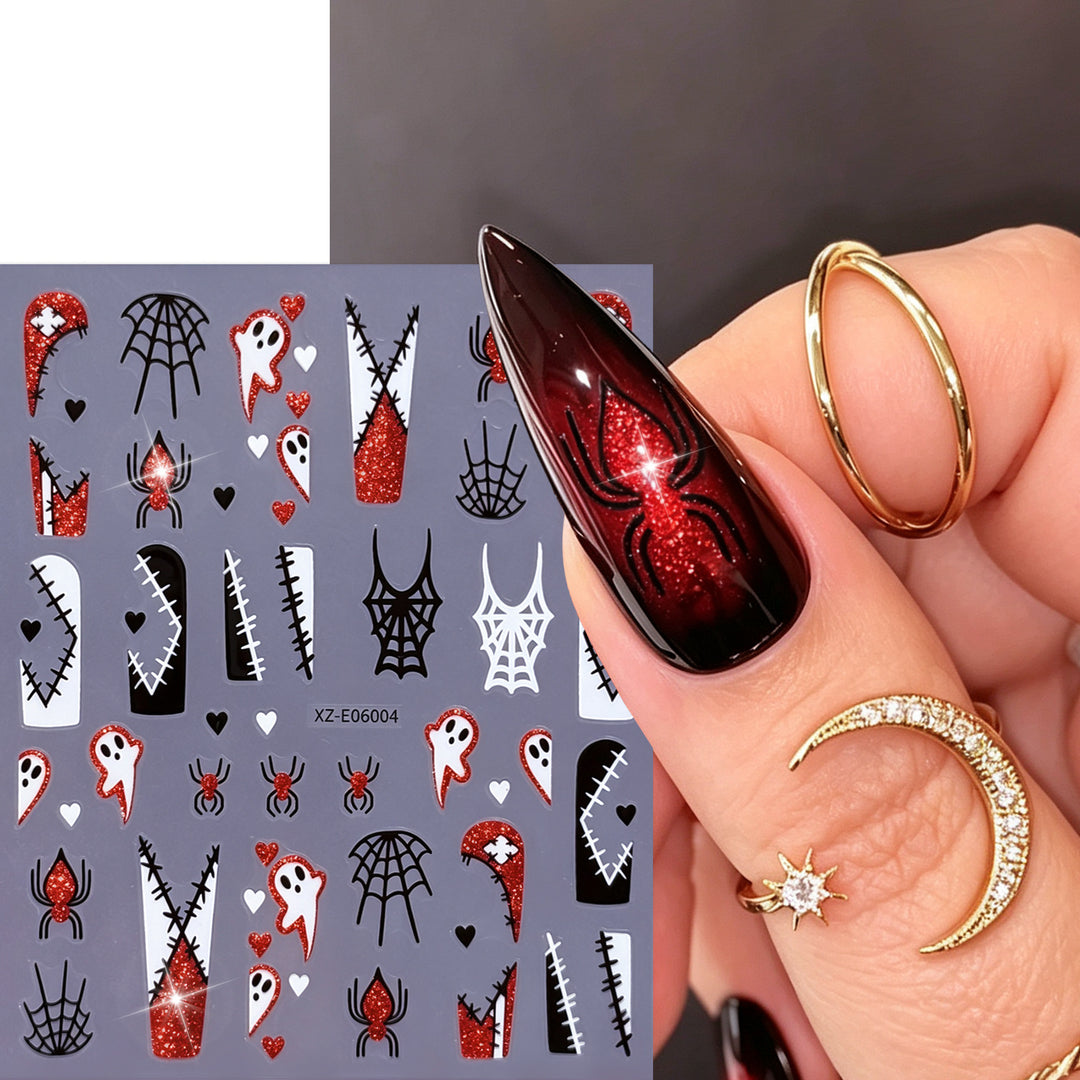 Halloween-Themed Nail Art Sticker Set  1791507032