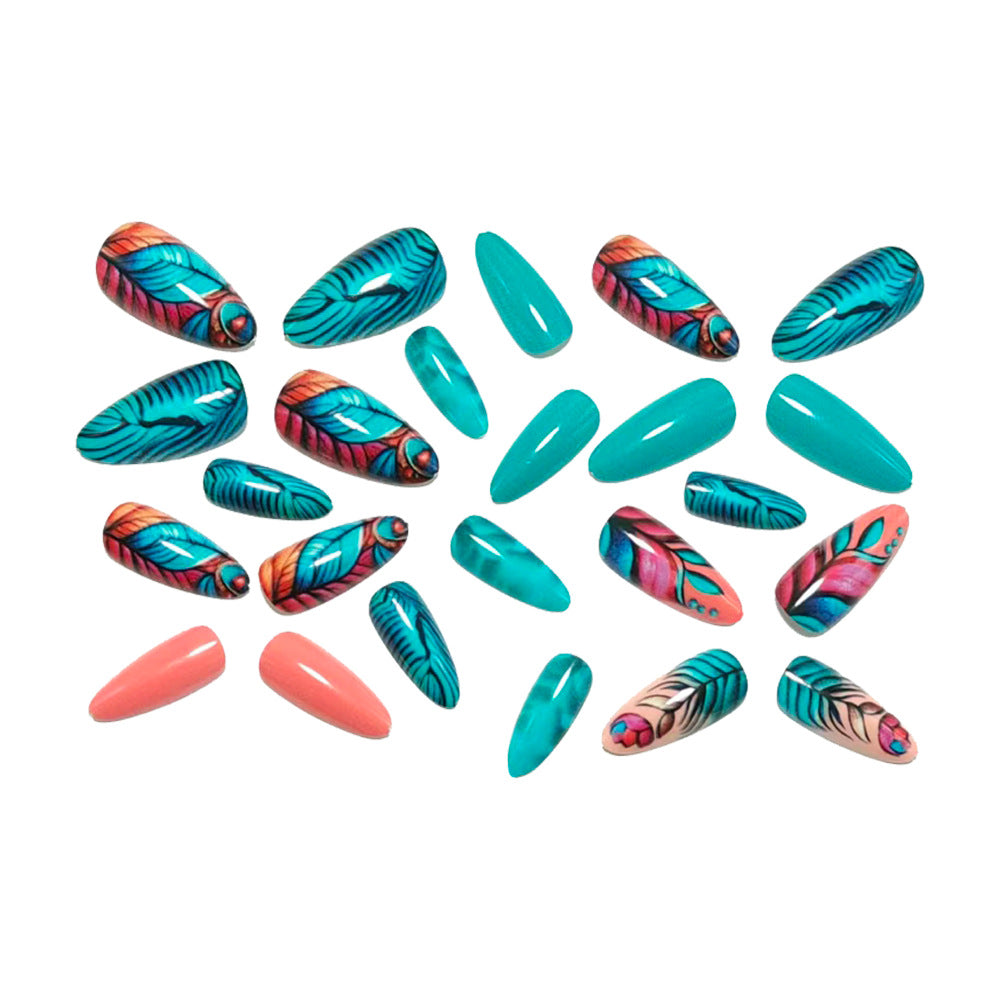 Luxury Botanical Design Press-On Nails Kalsten