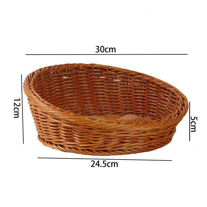 Ladies oval basket made of high-quality willow material Kalsten