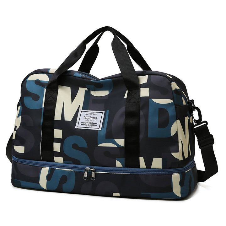 Stylish Graphic Print Travel Duffel