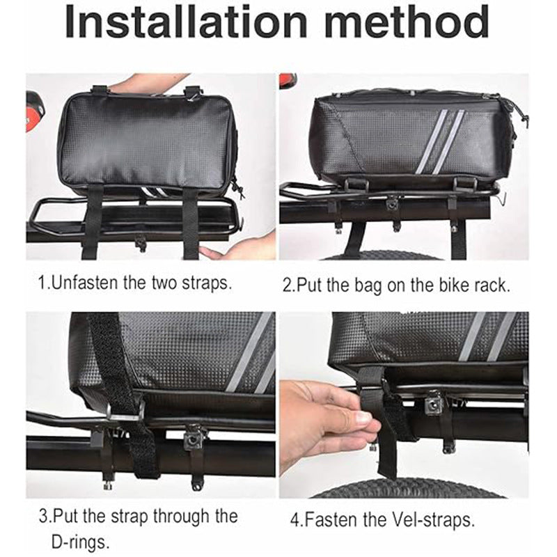 Bike bag with practical mounting bracket Kalsten