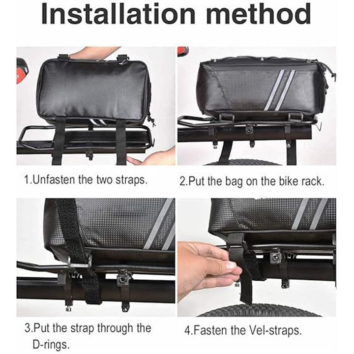 Bike bag with practical mounting bracket Kalsten