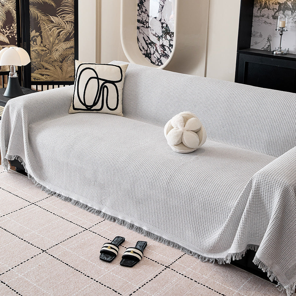 Soft Woven Sofa Throw Blanket