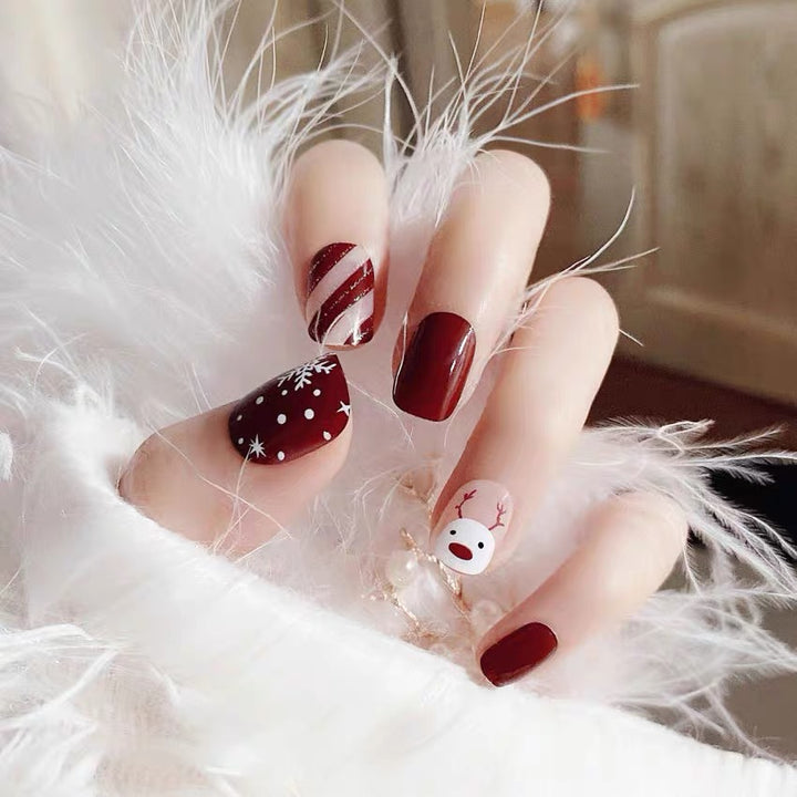 Fun Holiday-Themed Press-On Nail Set