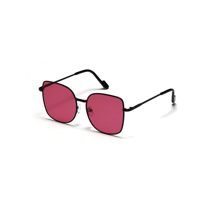 Women's fashionable oversized designer sunglasses with multifaceted frame Kalsten